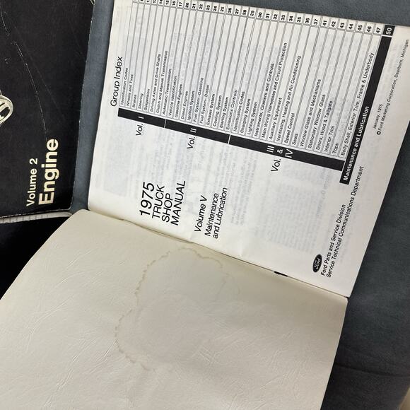 Ford 1975 Truck Shop Manual Complete Set Volumes 1-5 Bronco Econoline F-Series - Picture 10 of 15